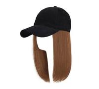 Cappello da baseball per ragazze con estensioni dei capelli Copricapo Cappello da baseball Show Piccolo Viso Versatile Cappello da baseball Uso quotidiano