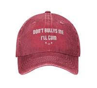 Cappello da baseball per uomo e donna con scritta "Non farmi il bullo, ver