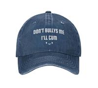 Cappello da baseball per uomo e donna con scritta "Non farmi il bullo, ver