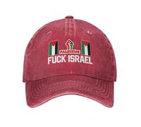 Cappello da Baseball per Uomo e Donna Fanculo Israele, Libera la Palestina, Non ce ne andremo
