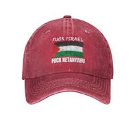 Cappello da baseball per uomo "Fanculo Netanyahu" Israele Palestina libera