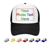 Cappello da Baseball Personalizzato per Uomini e Donne, Cappello Trucker Personalizzato Cappelli papà Personalizzati Cappello a Palla Hip Pop cap Cappello da Baseball Personalizzato Regolabile Denim