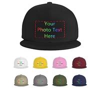 Cappello da Baseball Personalizzato per Uomini e Donne, Cappello Trucker Personalizzato Cappelli papà Personalizzati Cappello a Palla Hip Pop cap Cappello da Baseball Personalizzato Regolabile Denim