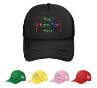 Cappello da Baseball Personalizzato per Uomini e Donne, Cappello Trucker Personalizzato Cappelli papà Personalizzati Cappello a Palla Hip Pop cap Cappello da Baseball Personalizzato Regolabile Denim