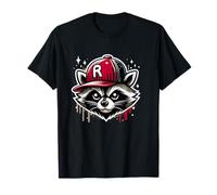 Cappello da baseball Raccoon Street Art Graffiti Maglietta