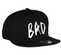 Cappello da baseball regolabile con cinghia sul retro con scritto “LA BOSS” “BOY” “YOLO” “GEEK” “WOLF” nero Bad