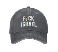 Cappello da baseball retrò "Fanculo Israele", "Liberate la Palestina, non