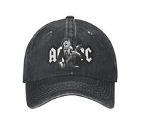 Cappello da Baseball Rock Roll AC Heavy Metal Retro Ritratto Lavaggio DC Snapback per Uomini Outdoor Outdoor Girs Reggabili Cappello