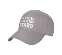 Cappello da Baseball Sportivo Unisex Regolabile con Sole My Other Ride is His Beard