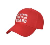 Cappello da Baseball Sportivo Unisex Regolabile con Sole My Other Ride is His Beard