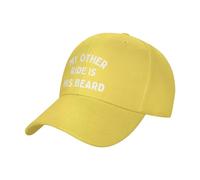 Cappello da Baseball Sportivo Unisex Regolabile con Sole My Other Ride is His Beard