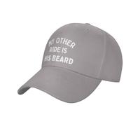 Cappello da Baseball Sportivo Unisex Regolabile con Sole My Other Ride is His Beard