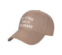Cappello da Baseball Sportivo Unisex Regolabile con Sole My Other Ride is His Beard