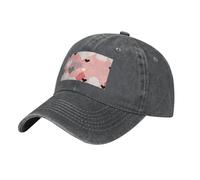 Cappello da baseball stampato con grafico d'amore astratto, berretto sportivo traspirante e confortevole, cappello da sole da golf all'aperto, color erica profonda, taglia unica