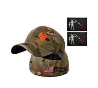 Cappello da baseball tattico Seal Team per uomo e donna con chiusura Snapback, cappello elastico per corsa/pesca con mimetica a schiena intera + 2 toppe, 6, L
