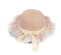 Cappello da baseball traspirante da donna, da viaggio, spiaggia, cappello floreale, tesa in pizzo, 4, M
