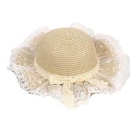 Cappello da baseball traspirante da donna, da viaggio, spiaggia, cappello floreale, tesa in pizzo, 6, M