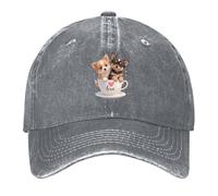 Cappello da Baseball Valentine's Day Wild Animal, Funny Cute Dog Welcome Cappellino da Camionista Protezione Solare Cappucci da Golf, per All'Aperto, Sportivo, Campeggio, 55-59cm