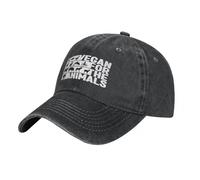 Cappello da Baseball Vegano per i Diritti degli Animali Diventa Vegano a Base vegetale Cruelty Free Veganismo Stati Uniti Regno Unito Cappello da Cowboy