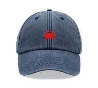 Cappello Da Baseball Vintage Lavato Unisex Per Papà Pescatore Divertente Animale