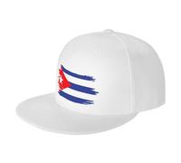 Cappello da Baseball Viva Cuba Libre Free Cuba Incrociato Cappello Asciugatura Rapida Protezione Solare Cappucci da Golf, per Pesca, All'Aperto, Golf, 55-59cm