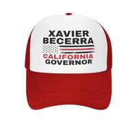 Cappello da Baseball Xavier Becerra per Governatore della California, Elezioni 2026, per Uomo e Donna