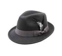 Cappello da birra tedesco Fedora tradizionale con piuma, per feste in costume da Oktoberfest ed eventi all'aperto, cappello da pescatore ragazza 52 (GY2, taglia unica)
