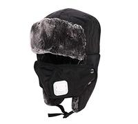 Cappello da caccia per bambini russo Ushanka in pelliccia sintetica bomber cappello da caccia ragazzi ragazze ispessito sci pattinaggio cappello invernale cappello aviatore pilota cappello antivento
