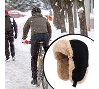 Cappello da cacciatore invernale antivento e antifreddo, cappello russo per