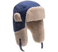 Cappello da cacciatore per donne e uomini, cappello invernale in tela antivento con paraorecchie, stile Ushanka, cinghie regolabili per il mento per ciclismo, sci, attività all'aperto, blu