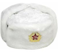 Cappello da cacciatore russo da uomo invernale caldo cappello con distintivo sovietico unisex in pelliccia sintetica Ushanka cappello invernale stile sovietico unisex