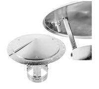 Cappello da Camino Tutto meteorologico, Ventilazione Circolare del Tetto e Copertura Superiore dello Scarico, Cappello da Pioggia del Camino, Cappa per Ventilazione Esterna, Cappuccio per Pioggia con