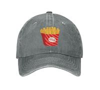 Cappello da Camionista Fries Lover con Scritta I'll Bring The Fries, da Uomo e da Donna, Lavato, con Scritta Dad Washed Baseball cap