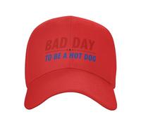 Cappello da Camionista per Uomo e Donna, con Scritta Bad Day to Be an Hot Dog, Divertente Cappello da Baseball alla Moda, Regalo