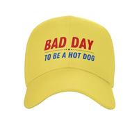 Cappello da Camionista per Uomo e Donna, con Scritta Bad Day to Be an Hot Dog, Divertente Cappello da Baseball alla Moda, Regalo