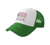 Cappello da Camionista We The People 1776 Are Pissed off, Cappello in Rete Patriotic Freedom per Uomo e Donna, Berretto da Baseball Nero