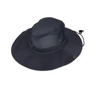 Cappello da campeggio con protezioni solari a tesa larga cappello da sole grande cappello con protezioni per il collo in corda cappello a tesa larga foro in rete cappello da pesca cappello da
