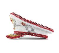 Cappello da capitano con paillettes glitterate per addio al nubilato da donna alla moda per feste di addio al nubilato