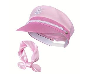 Cappello da capitano della nave, cappello da skipper della barca, Cappelli da Capitano Marinaio da Donna, Cappello da marinaio Cappelli da mare blu scuro per costume di Halloween, costume da festa Cap