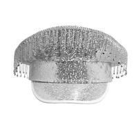 Cappello da capitano della sposa alla moda per feste di nozze, spagnole e feste di fine anno, ufficiale, carnevale, addio al nubilato, Strass