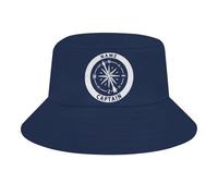 Cappello da Capitano Nautico Personalizzato per Uomo, Nome Personalizzato Marinaio Bussola Capitano Cappelli per Proprietario di Barca