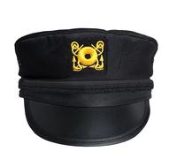 Cappello da capitano yacht cappello adulto marinaio marino cappello per costume di Halloween accessorio barche skipper capitano per uomini donne