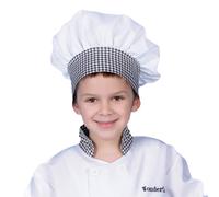 Cappello Da Chef A Quadri Per Bambini - Taglia Unica - Cappello Bellissimo