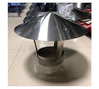 Cappello da chimney con teatro con cono con cono del camino, cappellino da camino, coppa di cannoni del camino, tappo da pioggia zincato, cappuccio a pioggia del tetto rotondo, per tutte le