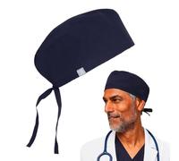 Cappello da chirurgia sanitaria donna uomo infermiera dentista medica capelli lunghi, Berretto Donna Chirurgico Cappello Uomo Cotone Chirurgico, Design Unico per Uomo e Donna, Copertura Comoda