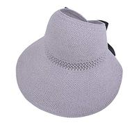Cappello da ciclismo da donna, cappello da spiaggia, berretto da baseball da donna, cappello piccolo, Grigio, Taglia unica