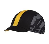 Cappello da ciclista buff pack nero giallo
