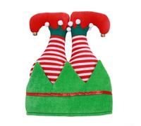 Cappello da clown da adulto per le vacanze, con design stagionale e tessuto accogliente, per l'uso in feste di Natale, eventi familiari e riunioni della comunità (1)