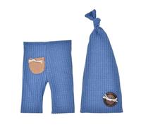 Cappello Da Coda Lunga Costume Da Neonato Con Pantaloni Accessori Fotografici Fantastici Per Nuovi Genitori E Carini Oggetti Scena Adorabili Vittimi Per Fotografie Memorabili