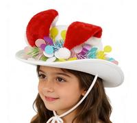 Cappello da coniglietto pasquale, grazioso copricapo stagionale, cappello pasquale per bambini, per carnevale, cacce alle uova, compleanno, riunioni di famiglia, celebrazioni, balli in costume